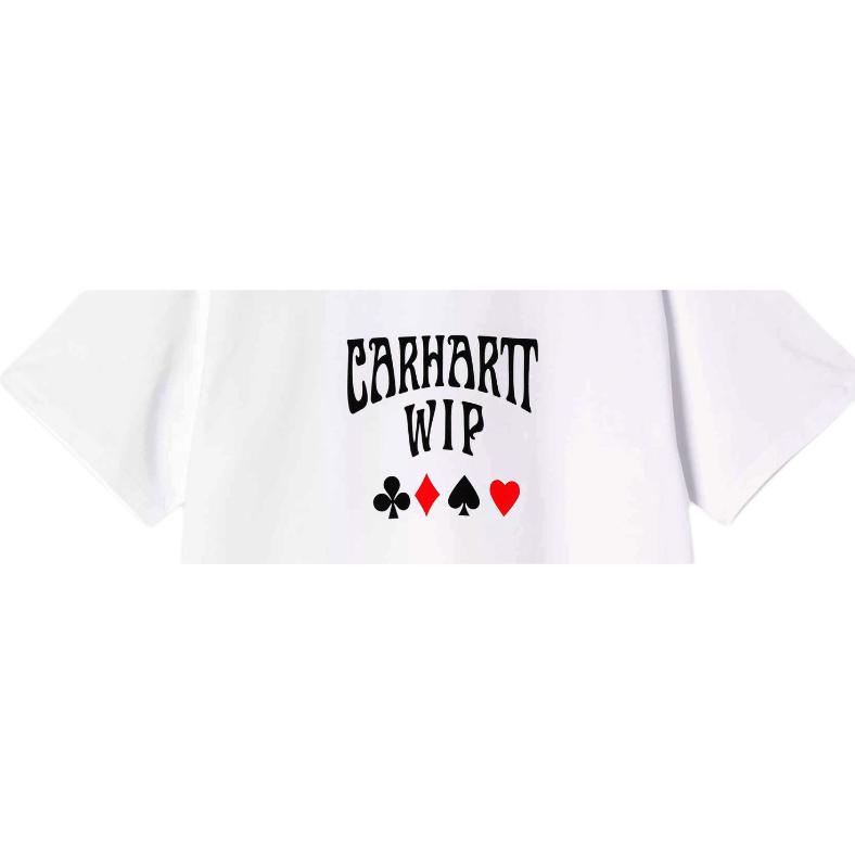 Carhartt WIP SS26 S/S Deck Script T-Shirt Loose Simple Short Sleeve Unisex t-shirts I037548-02-XX