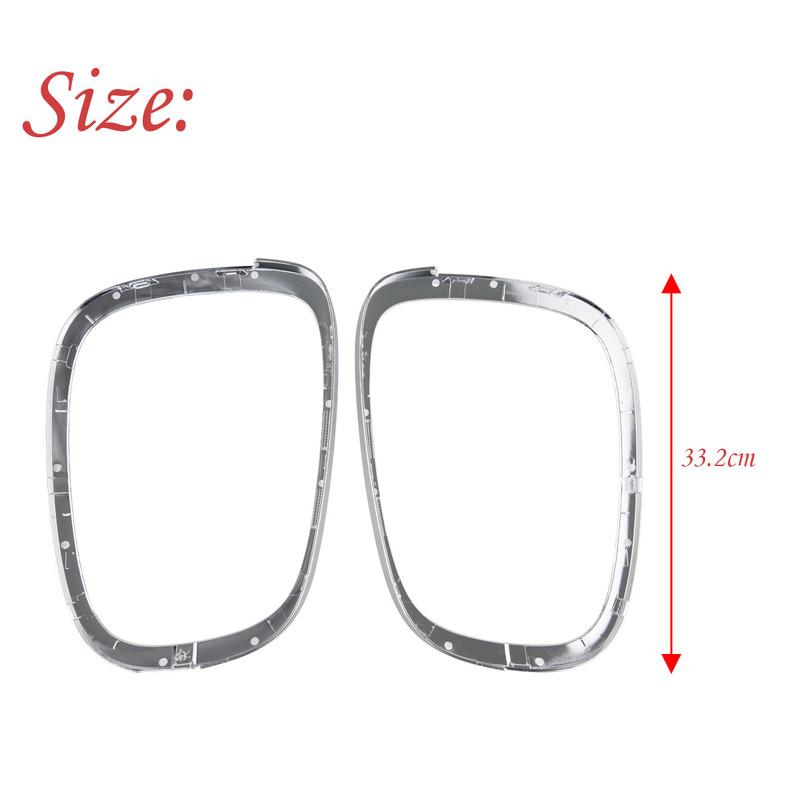 

1 Pair Chrome Tail light Trim Ring Cover Decor Lamp Frame Styling For BMW Mini Cooper F55 F56 F57 2014-2021 Car Accessories