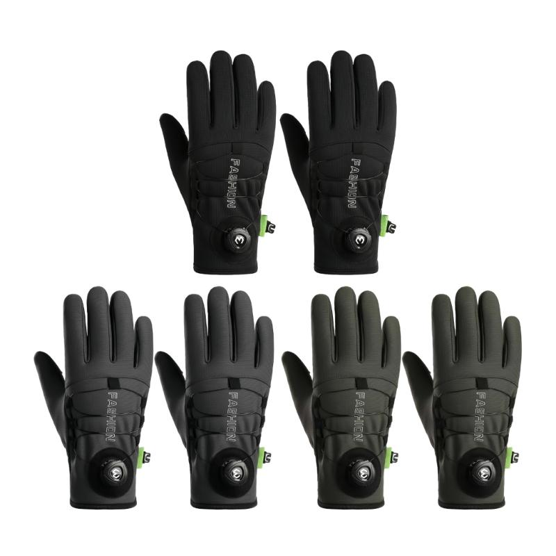 All Weather Thickened Winter Gloves for Men and Women with Touch Display Windproof Waterproof for Cycling Skiing 1 Pair