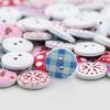 100Pcs Simple Buttons Durable Exquisite Crafts 2 Holes Buttons for Cardigan Sweater