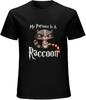 My Patronus Is A Raccoon Cute Raccoon Wizard Lovers Vintage Men T Shirt Casual Cotton