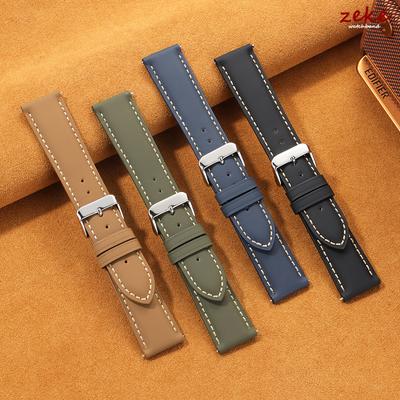 Quick Release Bracelet Genuine Leather Watch Band 18mm 20mm 22mm Vintage Cowhide Straps for Omega for Seiko Universal Wristband