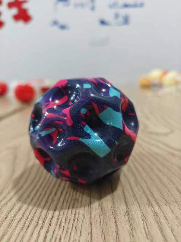 Balle Rebondissante Élastique Camouflage - Jouet Décompression Haute Élasticité pour Jeu Extérieur pour Garçons et Filles