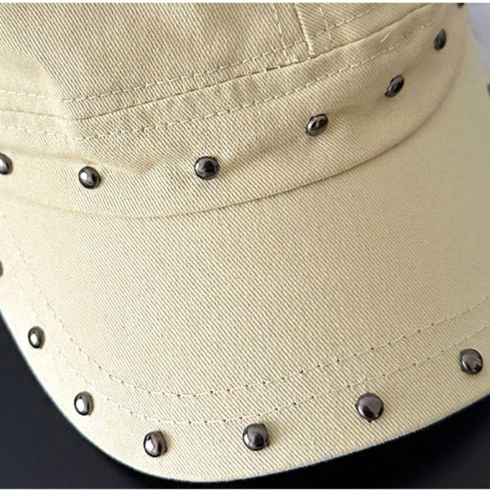 Cotton Rivet Peaked Cap Spice Girls Equestrian Hat Personality Retro Baseball Cap Autumn