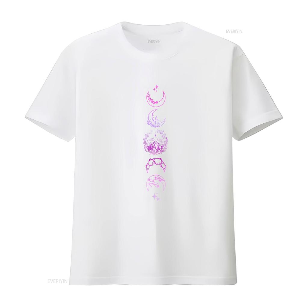 Velaris Sweat T Shirt The Night Court Symbol A Of Thorns And Roses Acotar Moon Star Print  vintage Washed Breathable streetwear