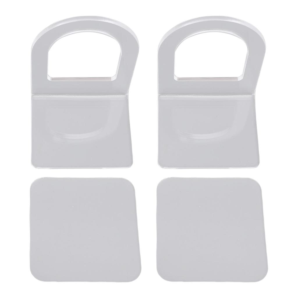 4PCS Sink Brush Holders Stylish Acrylic Bowl and Dish Brush Organizer for Kitchen Use