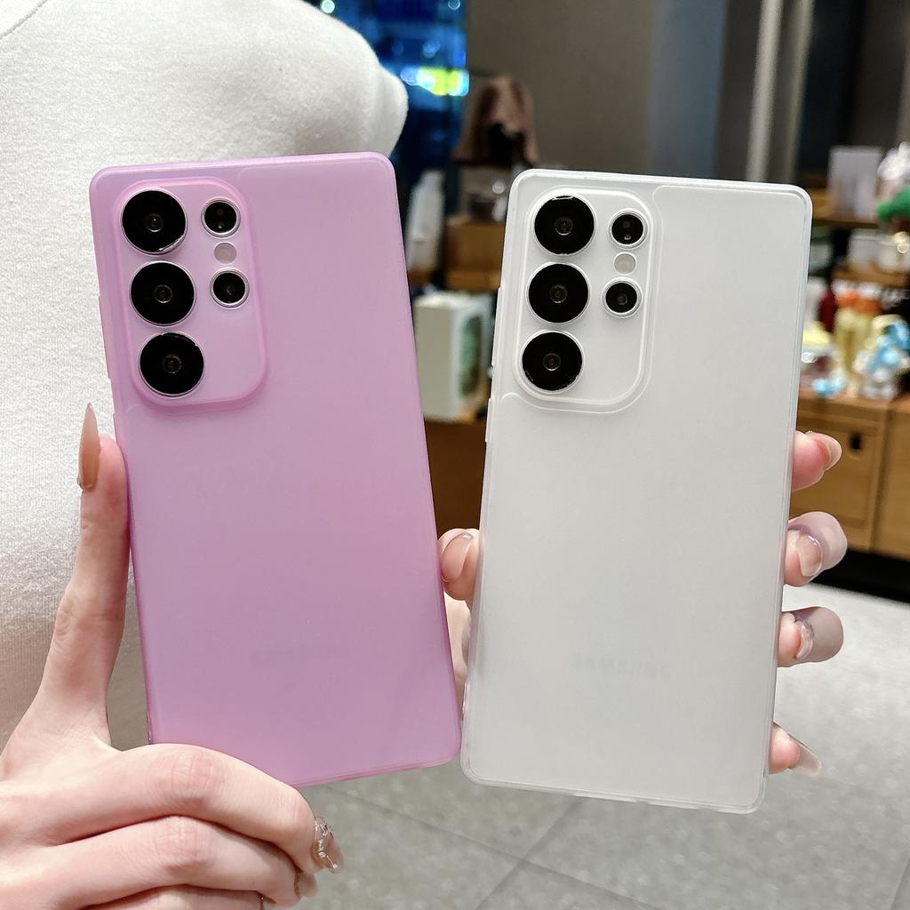 Ultra Thin Matte Silicone Soft TPU Phone Case For Samsung S26 S2 S24 S23 Ultra Plus FE A17 A07 A16 A6 A36 A A3 26 A4 Cover