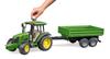 Bruder JD5115M Tractor & Green Trailer BR02108