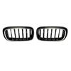 Compatible Front Mesh Kidney Grille & Air Vent for BMW X6 F16