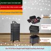 Lockable Multi-Layer Makeup Trolley Case for Nail Art & Beauty
