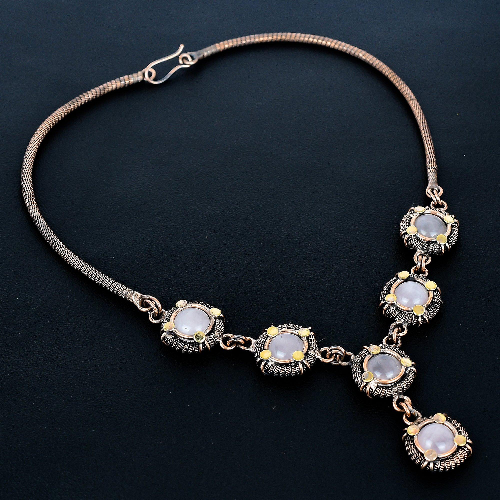 

Украшения из розового кварца, кулон, обернутый медной проволокой 999 пробы, украшения из драгоценных камней ручной работы, подарки для жены, совершенно новый кулон