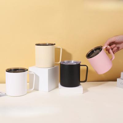 Women's Insulated Mug with Handle: Versatile Thermal Cup for Office, Coffee & Everyday Use