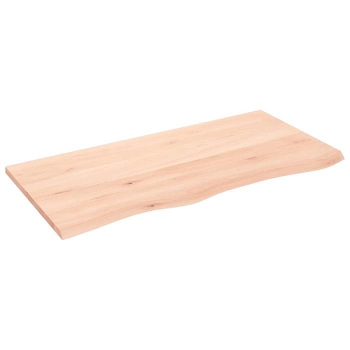 VidaXL Étagère murale 100x50x2 cm bois de chêne massif non traité 363566