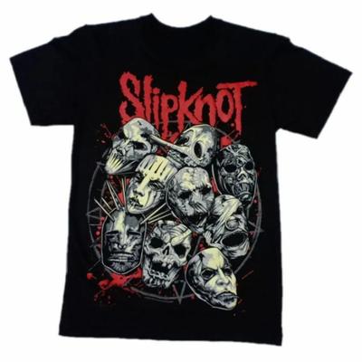 Yk Slipknot Metal Punk Rock American Retro Oversized Streetwear Vintage Tshirt