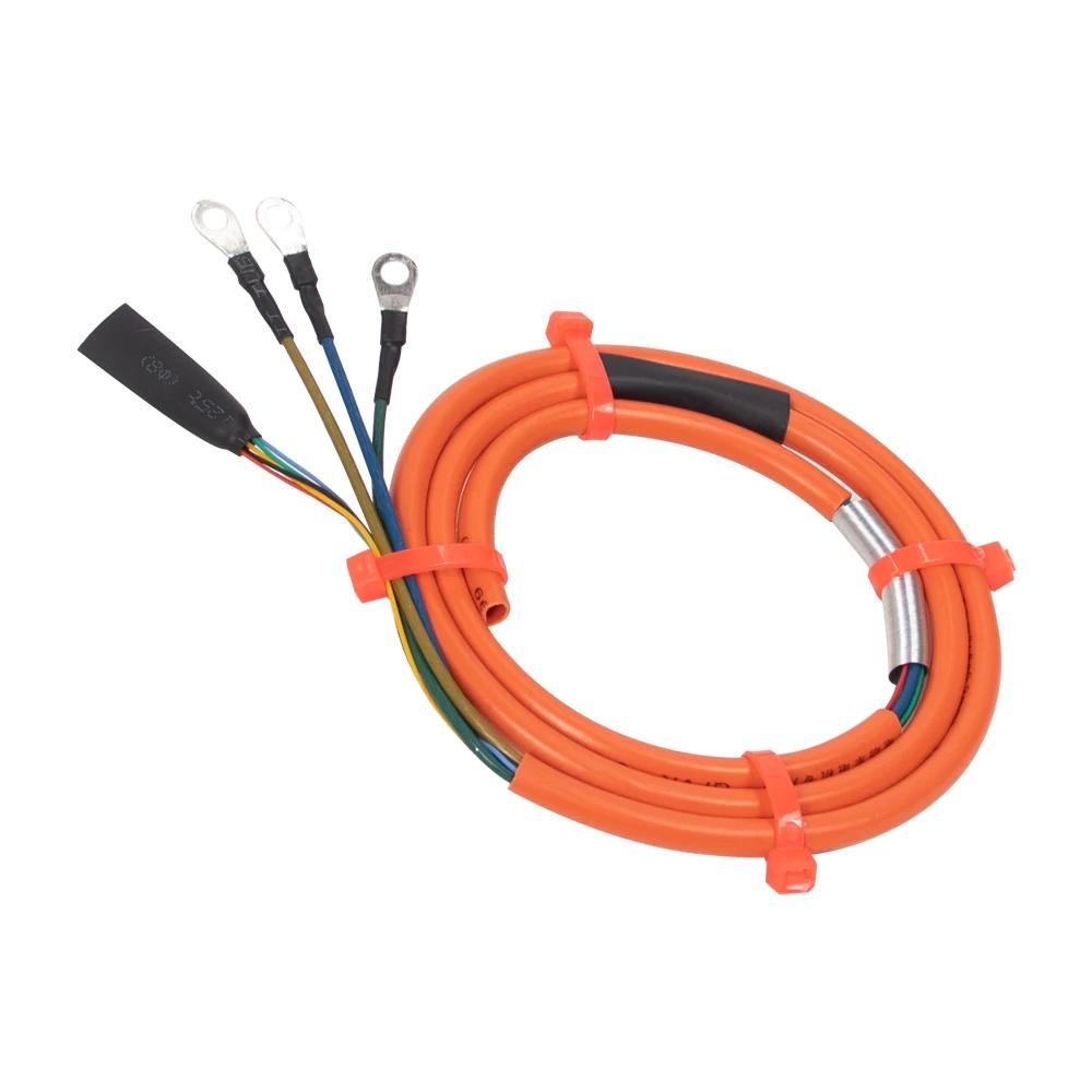 2.0mm² /2.5mm² Waterproof Motor Cable with 3 Motor Phase Wires 5 Hall Senor Wires Circuit Board Cable For Electric Scooter Parts 800W Wheel Hub Engine