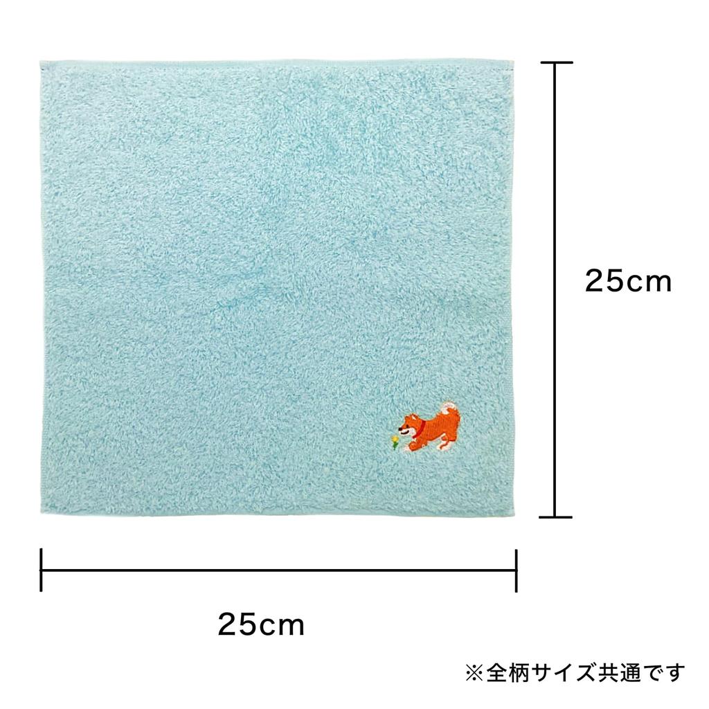 Kyosuke Japanese-made Hand Towel, Imabari-made, 100% Cotton, Approx. 25 x 25 cm, Matcha Green Tea, Roll Cake, Green, Kurumin, Japanese Pattern, Food