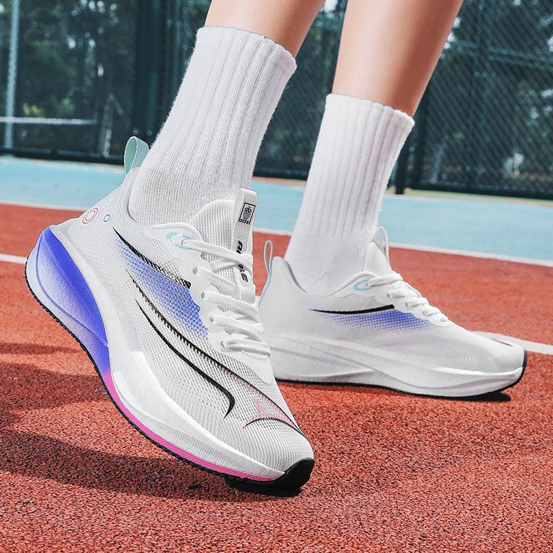 New Summer Men's Running Shoes Mesh Breathable Sneakers Race Trainer Shoes Men Outdoor Cushioning Women's Platform Sneakers