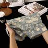 Men's Underwear Flat Pants Made of Pure Cotton Men's Printed Four Corners Shorts