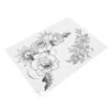 Temporary Tattoo Sticker Arm Chest Back Leg Waterproof Women Flower Tattoo StickerTH‑400