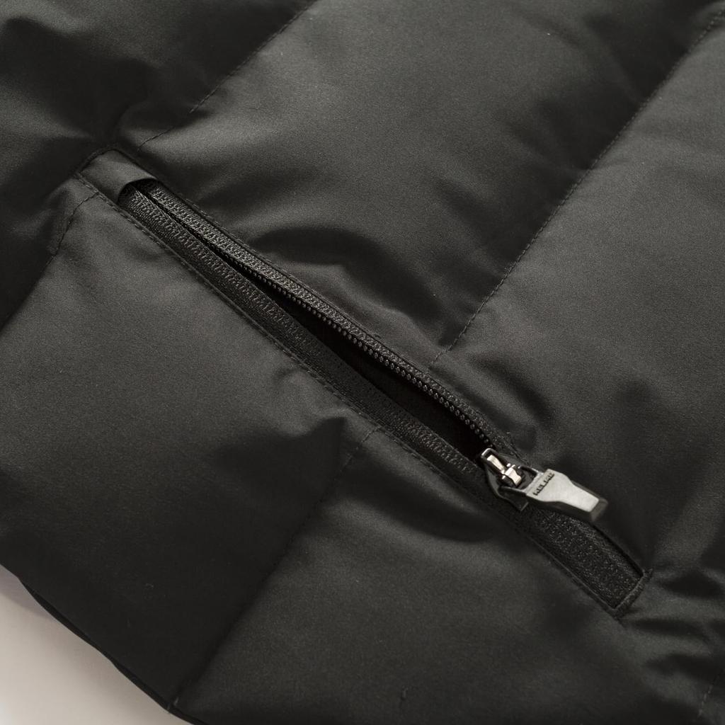 Kelme Hooded Coat, Padded Jacket, Short Length, Thick, Loose Fit, Lightweight, Stylish Winter Jacket (Black, Size M)