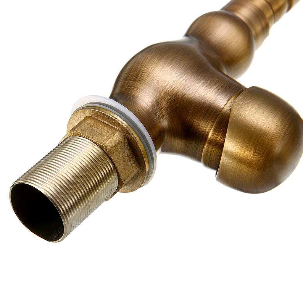 Dagu Antiker Einhand-Schwenkmischbatterie für Küche, Badezimmer, Waschbecken, Messing-Finish