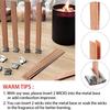 10/30pcs Wooden Candle Wick Set With Clip Base Smokeless Candle Wicks for DIY Paraffin Candle Jar Making Candle Making Supplies