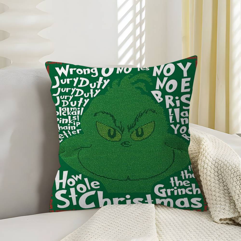 Cartoon The GGrinchS Personalized picture text home decorative pillows Household Gifts xcm
