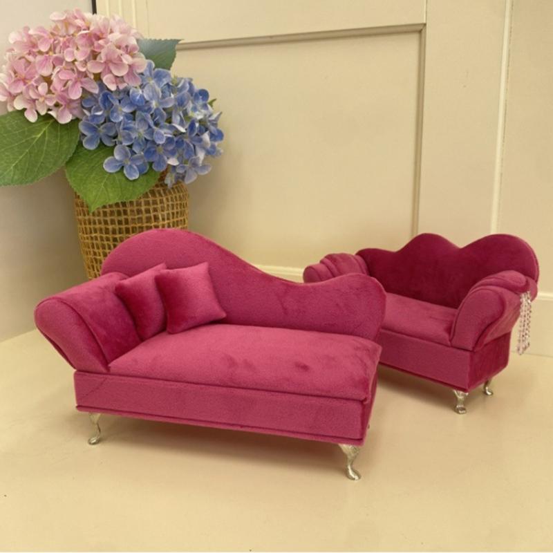 Premium Weiches Flanell Sofa Stil Schmuckschatulle Mit Mehreren Fächern Neu Rose Schmuckaufbewahrung