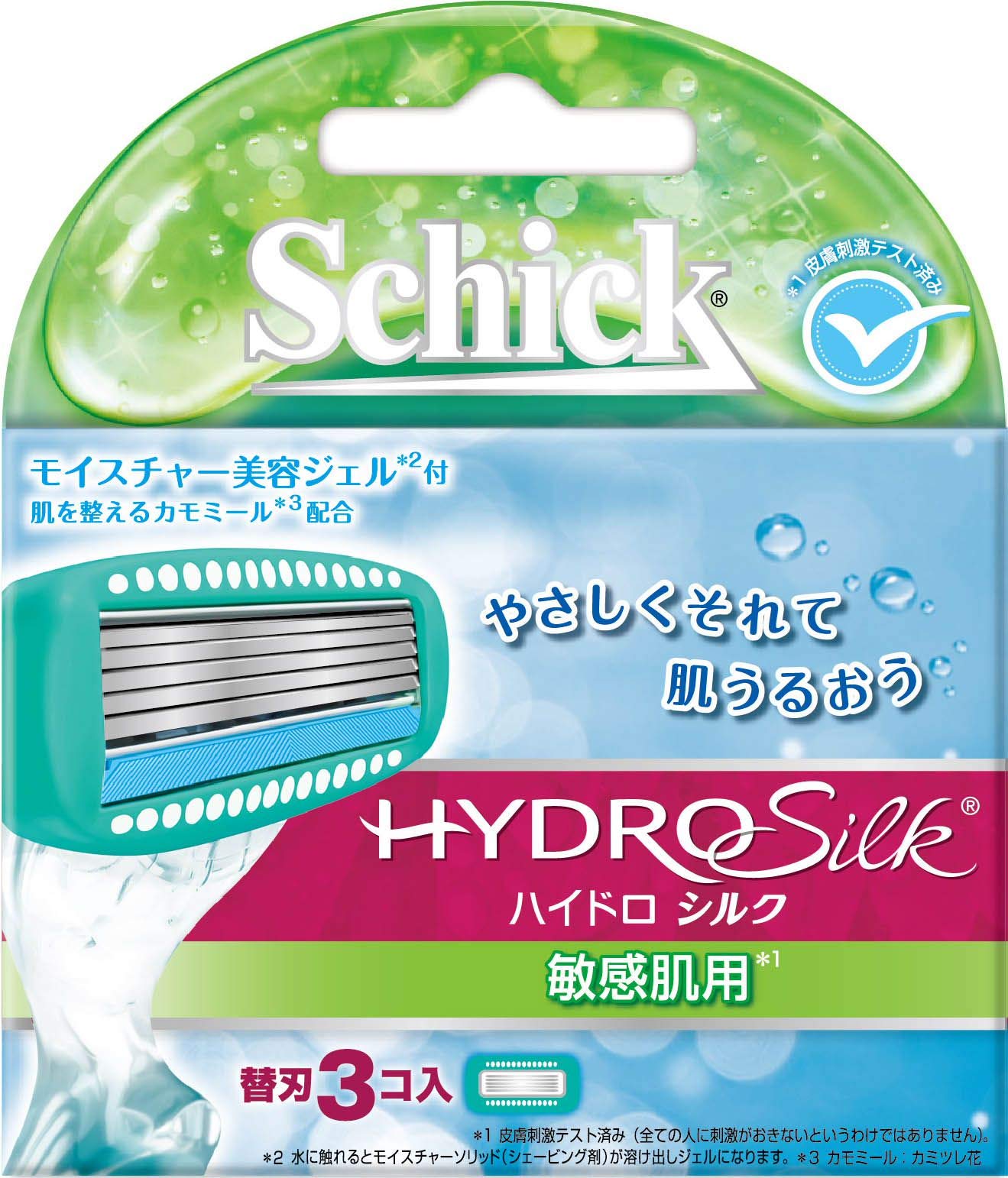 

Schick Hydrosilk Replacement Blades for Sensitive Skin Razor (3 Pieces) Women s