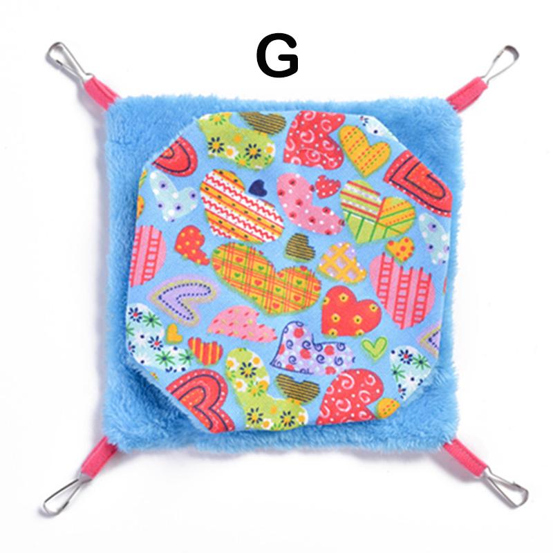 

1 шт., двухслойный гамак для домашних птиц, подвесная кровать для домашних животных, хомяка, белка G-L