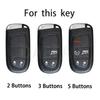 For Jeep Renegade Compass Grand Cherokee For Chrysler 300C Wrangler Dodge 5 Buttons Tpu Car Key Cover Case Fob Car Accessaries
