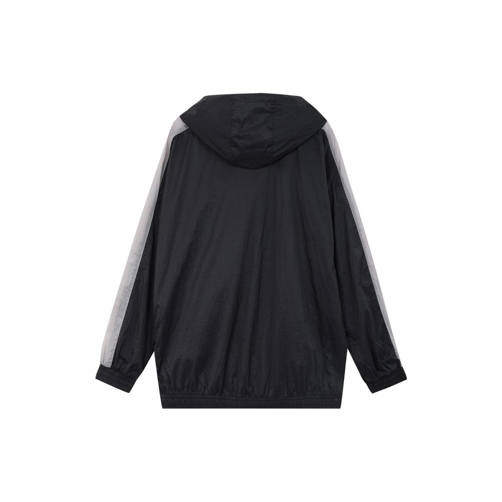 Li-Ning Sports Fashion Series Logo Hooded Jacket Autumn Men Outerwear Black AFDR153-4