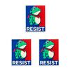 1/2Pcs Resist Frog Wall Decoration 3D Printed Vintage Attitude Frog Wall Art Sculpture Hilarious Home Office Living Room Wall Hanging Ornament
