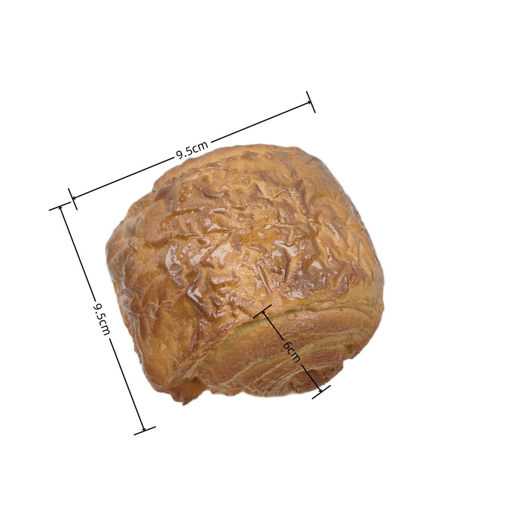 Fake Croissant Bread Apple Pie PU Bread Simulation Toaster Cake Model Cake Store Window Display Samples Ornaments Home Decor
