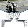 Motorcycle 28-41mm Driving Passing LED Light Universal Passing Fog Lamp Turn Signals with Fork Mounts Bracket Clamps