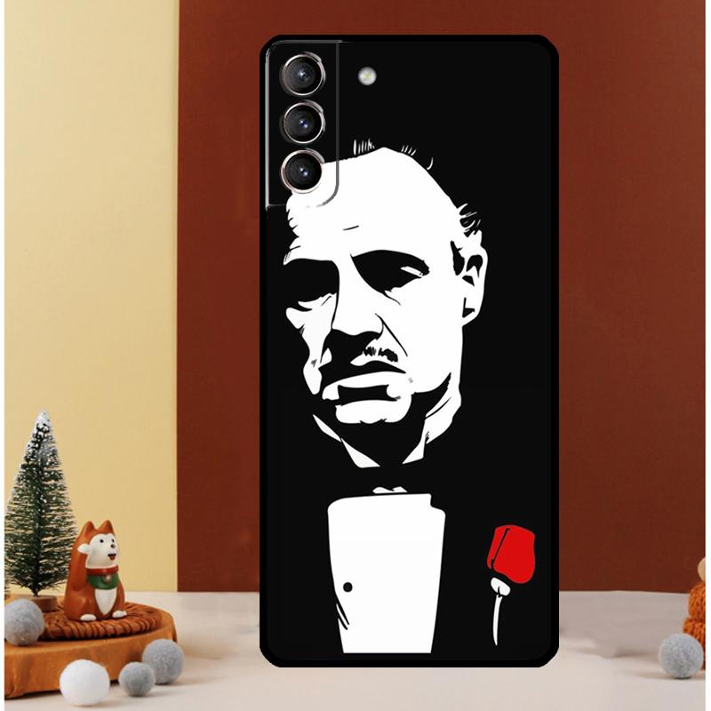 The Godfather Don Corleone Case For Samsung Galaxy S23 Ultra S24 S22 Note 20 Ultra 10 Plus S8 S9 S10 S20 S21 FE Cover