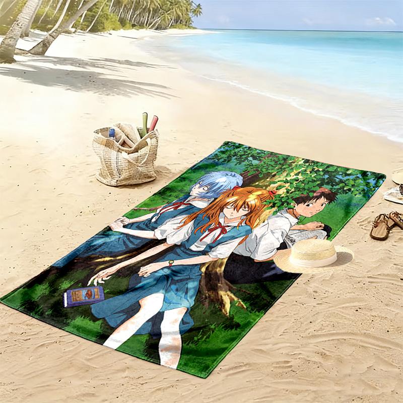 EVA 2D Flat Print Beach Towel, Large Soft Quick Dry Towel for Beach Camping SwimmingDSTJ0925222