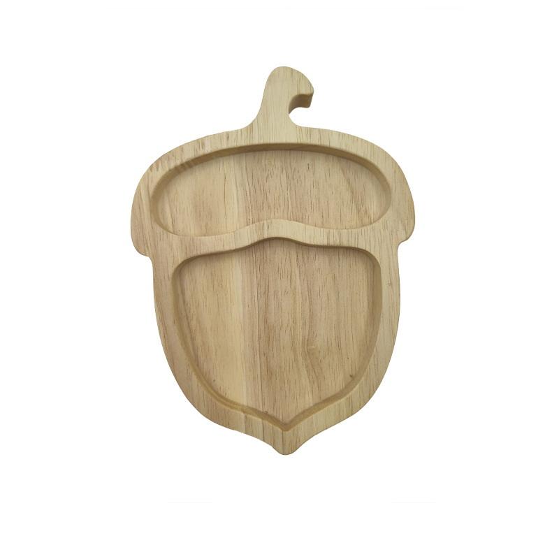 Wooden Fruit Platter Set | Creative Shape Divided Snack Trays for Fruits, Nuts & Candies