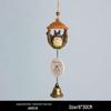 Totoro Ceramic Wind Chime Ornament - Cute Japanese Wall Decor for Girls' Bedroom