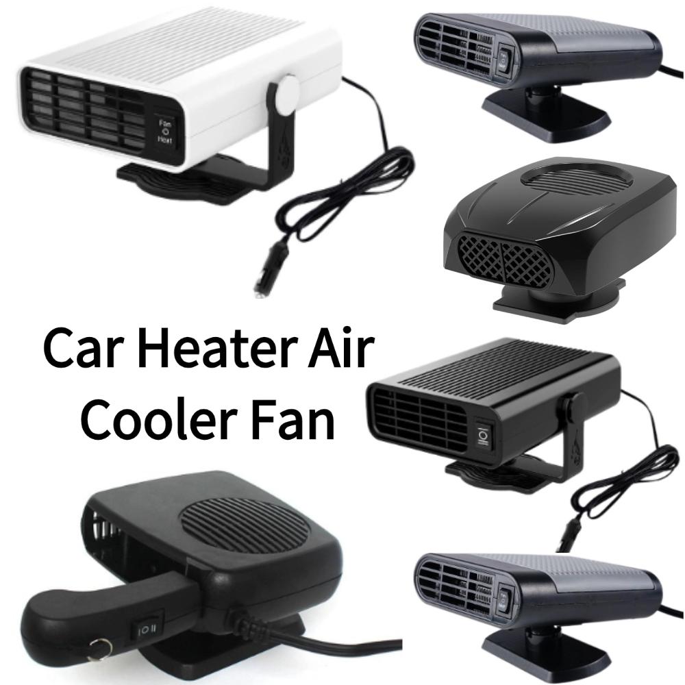 NEW Electric Car Heater Air Cooler Fan 12V/24V Portable Demister Defroster Heating Fan 120W Dryer Windshield Defogging