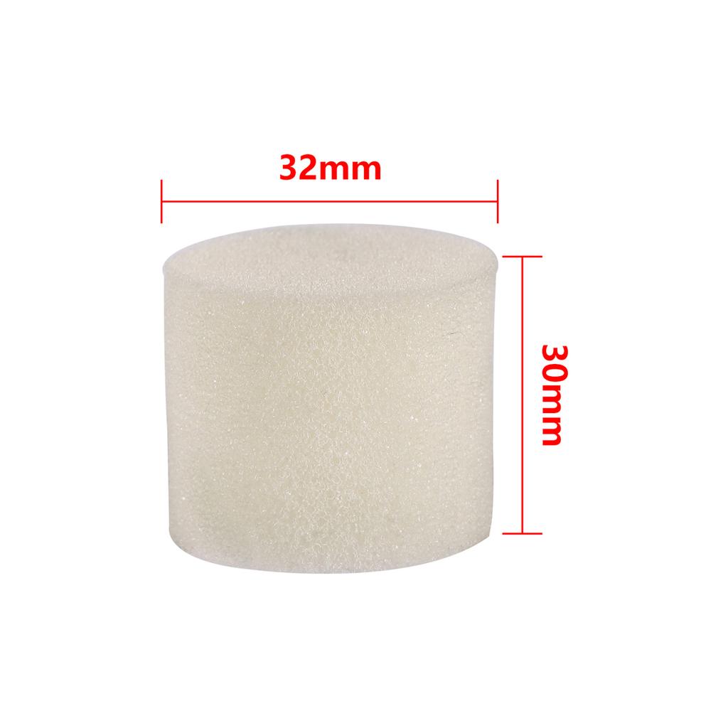 10Pcs PVC Pipe Soilless Hydroponics Fixed Plant Cups and Sponges Diameter 32mm Interface Plants Vegetables Seeds Nurturing Cups