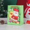 Cartoon Santa Gift Packaging Fade-Resistant 3d Christmas Gift Bag Creative Holiday Bag Sturdy Christmas Paper Bag For Party