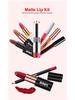 Matte 3-in-1 Lip Set: Lipstick, Liner & Gloss - Waterproof, Non-stick, No-fade