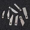 5 Stück/Set Gravur Anti-Rutsch Metall Skalpell Messer Teile Klingen Schneider Bastelmesser für Mobiltelefon PCB Reparatur Handwerkzeuge