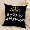 New S_Scotty Art C_Camerons Cushion Cover Silky Short Plush Double-Sided Printed Pillow Case For Sofa All Seasons Home Decor