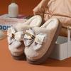 Cotton Slippers Women's Indoor Plush Winter Slippers Plush Cute Winter Warm Thick-soled Cotton Slippers