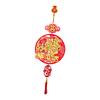 Horse Year Blessing Pendant Flocked Fabric Red Hanging Ornament Fu Symbol Prosperity Decor for Chinese New Year Home Use
