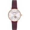 Historical Collection Gianni T-Bar Silver Red Leather Ladies' Mechanical Automatic Watch AR60044