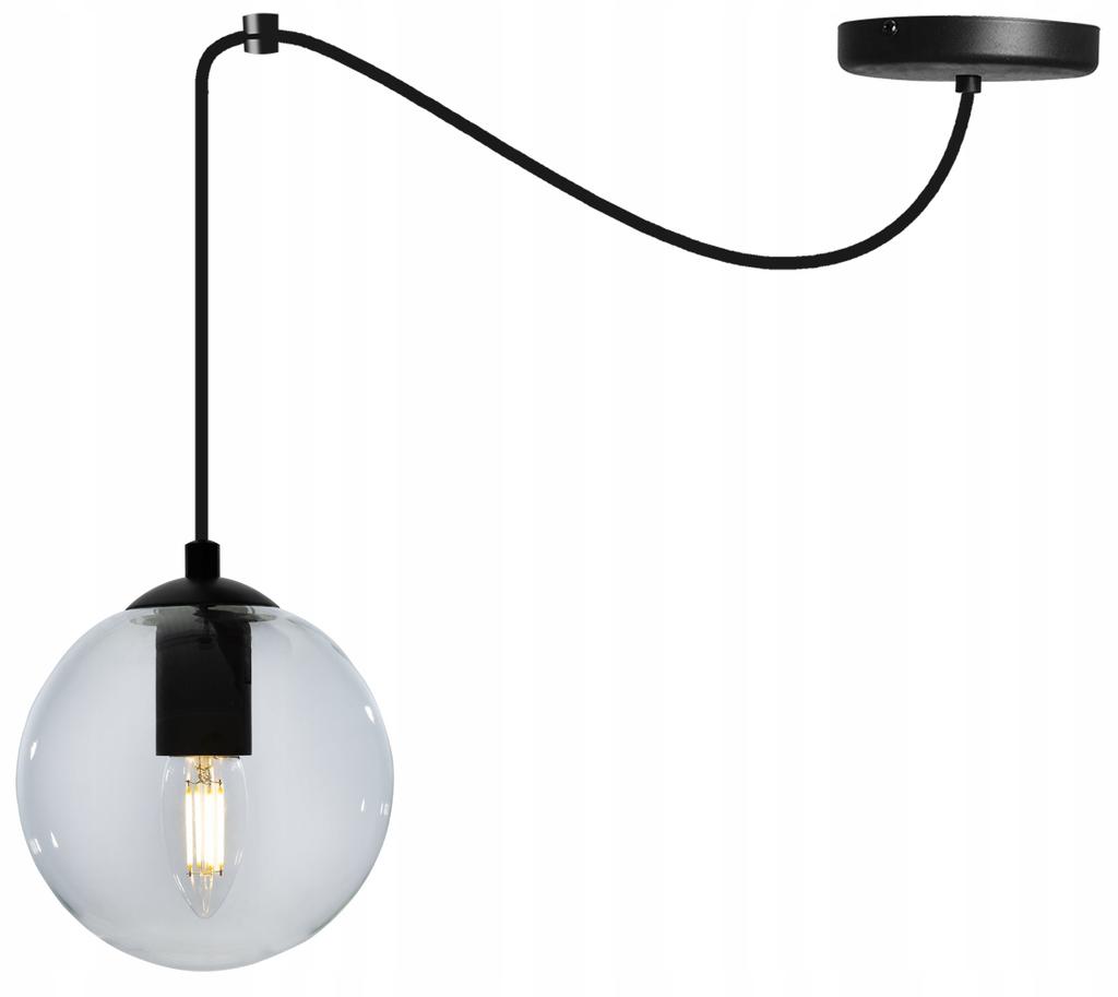 LED GLASS BALL SPIDER CEILING HANGING LAMP