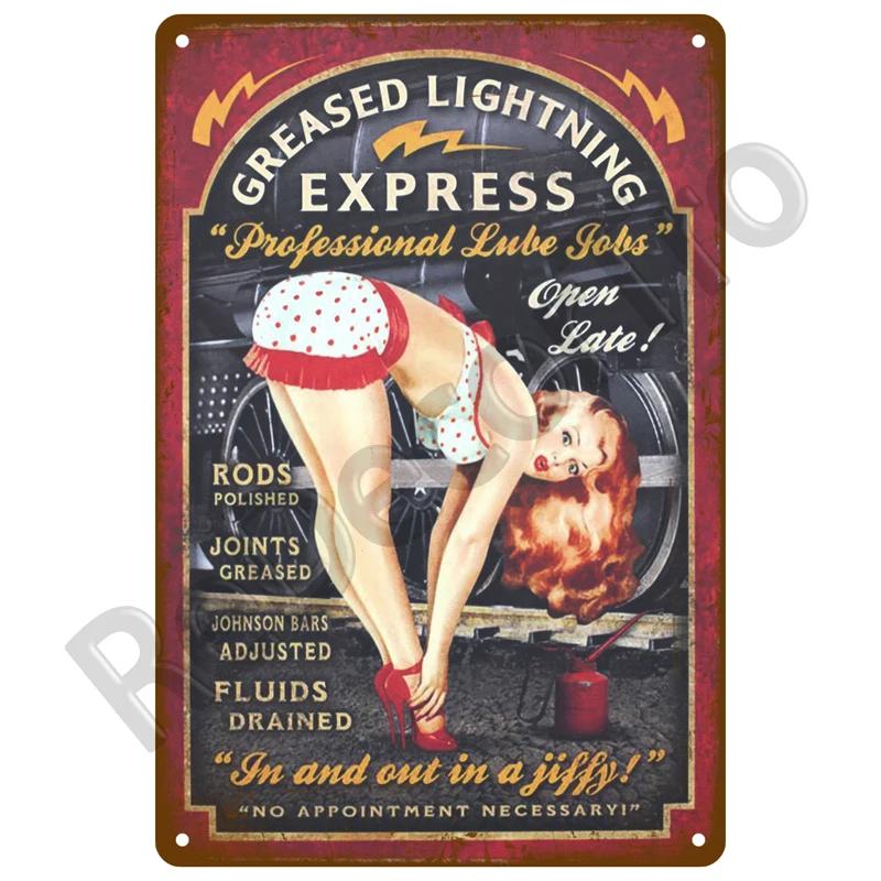 Tin Sign Poster Decorative Plates Wall Stickers Pub Garage Home Decor Auto Parts Vintage Motor Car Parts Service Metal Sign Art